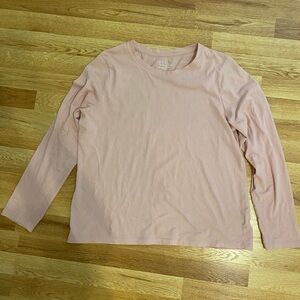 NWOT Light pink long sleeve tee